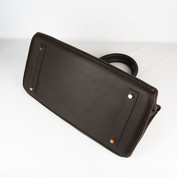 Hermes Birkin 6109 Togo Leather Bag Dark Coffee 42cm Gold Hermes Birkin 6109 Togo Leather Bag Dark Coffee 42cm Gold