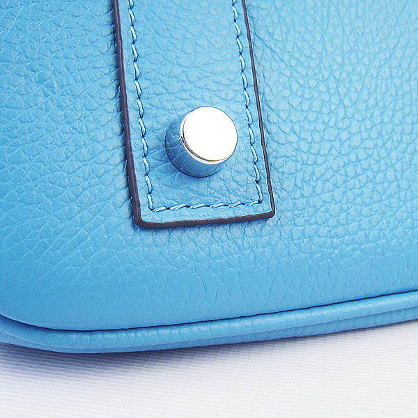 Hermes Birkin 6109 Togo Leather Bag light Blue 42cm Silver Hermes Birkin 6109 Togo Leather Bag light Blue 42cm Silver