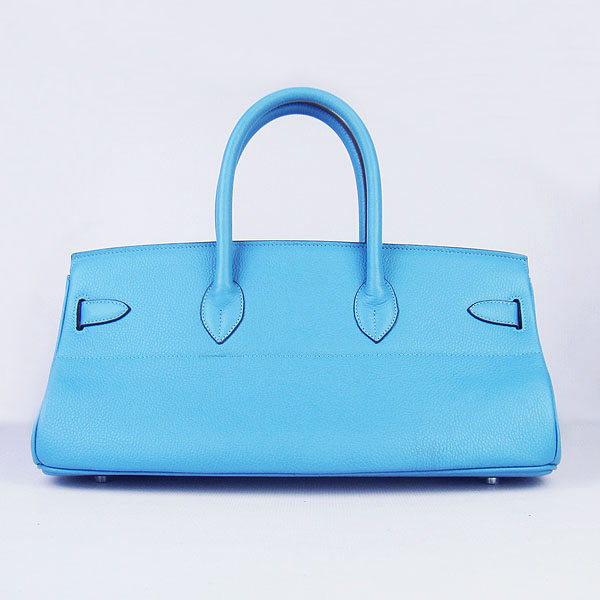 Hermes Birkin 6109 Togo Leather Bag light Blue 42cm Silver Hermes Birkin 6109 Togo Leather Bag light Blue 42cm Silver