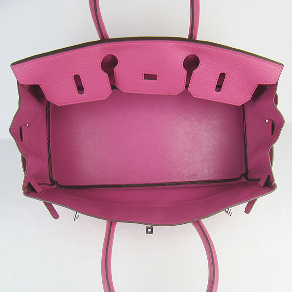 Hermes Birkin 6109 Togo Leather Bag Peachblow 42cm Silver Hermes Birkin 6109 Togo Leather Bag Peachblow 42cm Silver