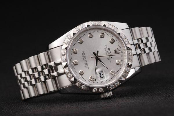 Rolex Datejust Diamond Bezel Stainless Steel Men Watch-RD2397 Rolex Datejust Diamond Bezel Stainless Steel Men Watch-RD2397