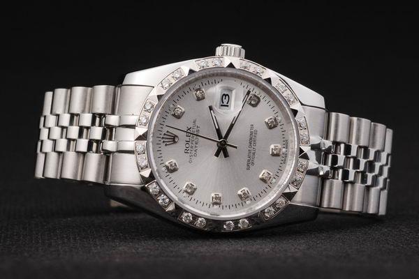 Rolex Datejust Diamond Bezel Stainless Steel Men Watch-RD2397 Rolex Datejust Diamond Bezel Stainless Steel Men Watch-RD2397