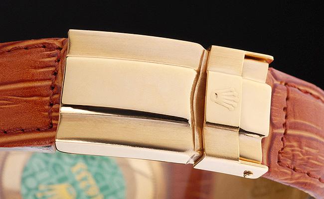 Rolex Datejust Golden Surface Leather 34mm Men Watch-RD4016 Rolex Datejust Golden Surface Leather 34mm Men Watch-RD4016