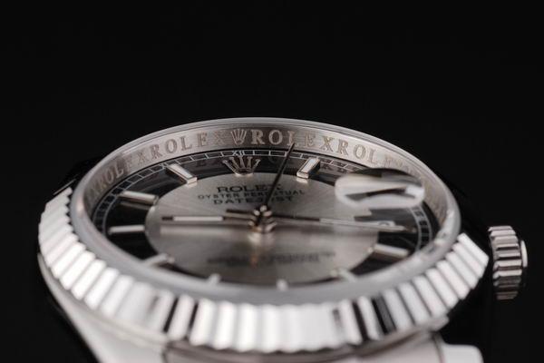 Rolex Datejust Mechanism Silver Bezel&Black Surface Watch-RD2414 Rolex Datejust Mechanism Silver Bezel&Black Surface Watch-RD2414