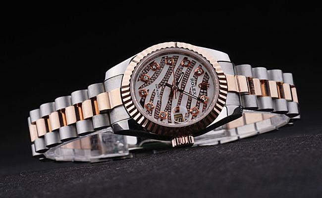 Rolex Datejust Rose Gold Stainless Steel 25mm Watch-RD3761 Rolex Datejust Rose Gold Stainless Steel 25mm Watch-RD3761