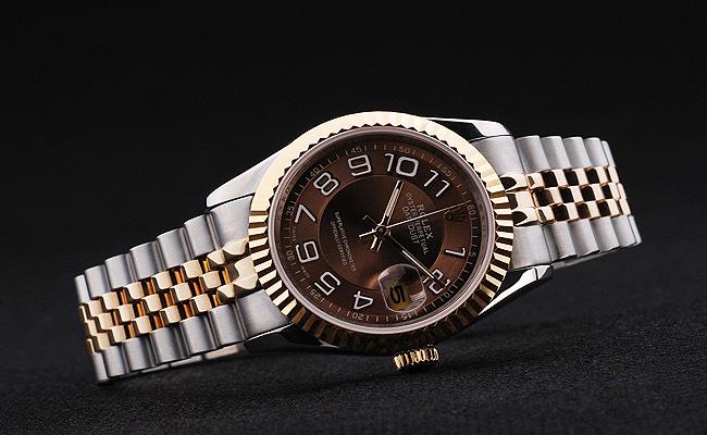 Rolex Datejust Rose Gold Stainless Steel Watch-RD3813 Rolex Datejust Rose Gold Stainless Steel Watch-RD3813