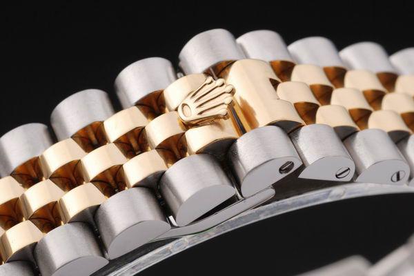 Rolex Datejust Stainless Steel Golden Surface Watch-RD2387 Rolex Datejust Stainless Steel Golden Surface Watch-RD2387