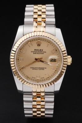 Rolex Datejust Swiss Mechanism Golden Surface Watch-RD2377 Rolex Datejust Swiss Mechanism Golden Surface Watch-RD2377