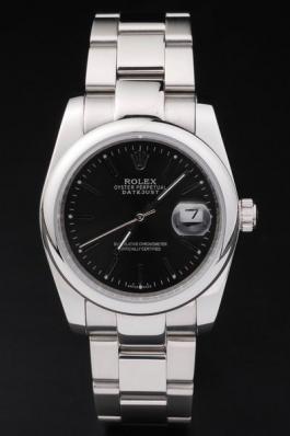 Rolex Datejust Swiss Mechanism Silver&Black Watch-RD2381 Rolex Datejust Swiss Mechanism Silver&Black Watch-RD2381