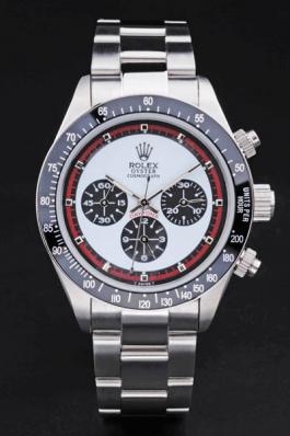 Rolex Daytona Mechanism Black Bezel White 39mm Watch-RD3858 Rolex Daytona Mechanism Black Bezel White 39mm Watch-RD3858