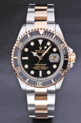 Rolex Submariner Mechanism Black&Golden 38mm Men Watch-RS3747 Rolex Submariner Mechanism Black&Golden 38mm Men Watch-RS3747