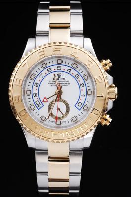 Rolex Yacht-Master II Golden Bezel&White Surface Watch-RY3331 Rolex Yacht-Master II Golden Bezel&White Surface Watch-RY3331
