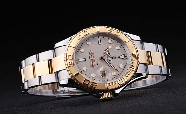 Rolex Yacht-Master II Golden Bezel&White Surface Watch-RY3746 Rolex Yacht-Master II Golden Bezel&White Surface Watch-RY3746