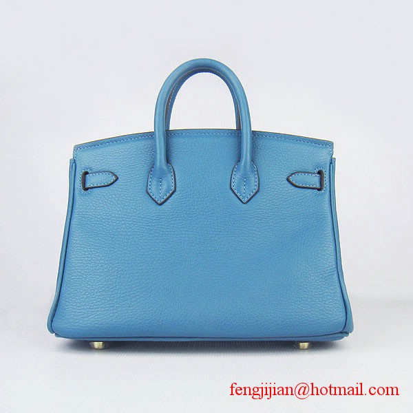 Hermes Birkin 25cm Togo Leather Bag 6068 Blue Gold Palladium hardware Hermes Birkin 25cm Togo Leather Bag 6068 Blue Gold Palladium hardware