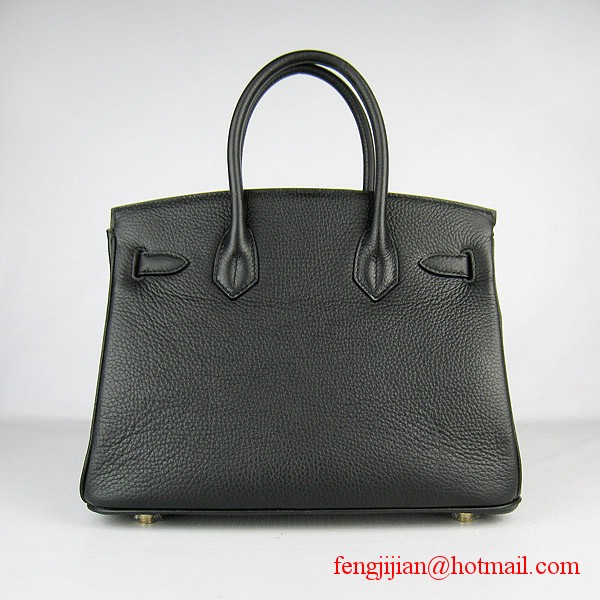 Hermes Birkin 30cm Togo Leather Bag Black 6088 Hermes Birkin 30cm Togo Leather Bag Black 6088