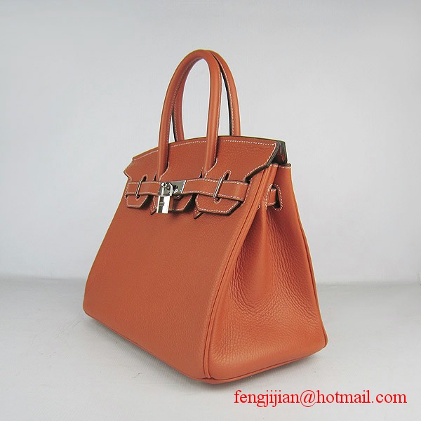 Hermes Birkin 30cm Togo Bag Light Orange 6088 Hermes Birkin 30cm Togo Bag Light Orange 6088