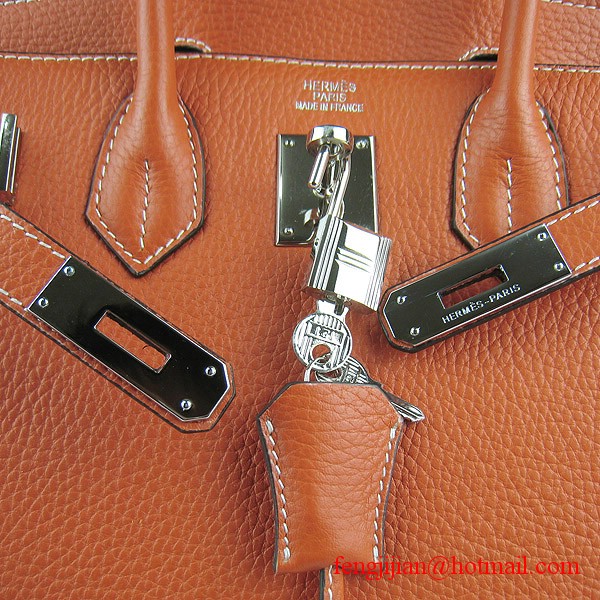 Hermes Birkin 30cm Togo Bag Light Orange 6088 Hermes Birkin 30cm Togo Bag Light Orange 6088