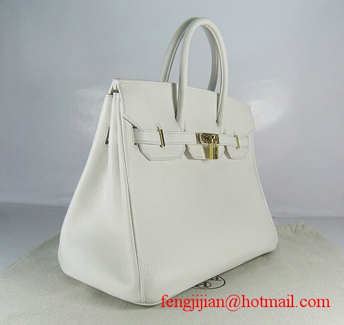 Hermes Birkin 35cm Embossed Veins Leather Bag White 6089 Gold Hardware Hermes Birkin 35cm Embossed Veins Leather Bag White 6089 Gold Hardware