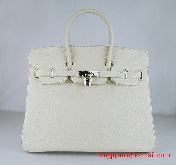 Hermes 35cm Embossed Veins Leather Bag Beige 6089 Silver Hardware Hermes 35cm Embossed Veins Leather Bag Beige 6089 Silver Hardware