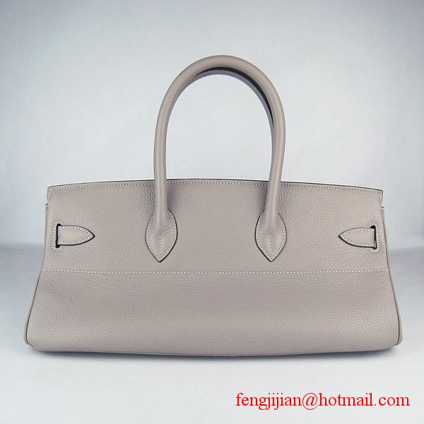 Hermes Birkin 42cm Togo Leather Bag 6109 Grey gold padlock Hermes Birkin 42cm Togo Leather Bag 6109 Grey gold padlock