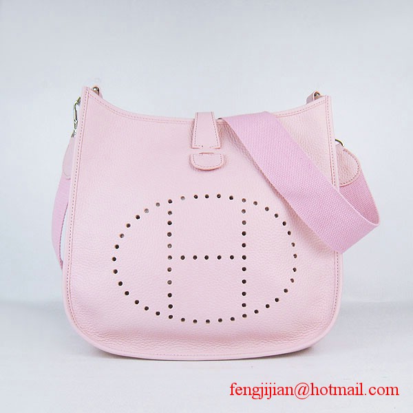 Hermes Evelyne Bag Pink 6309 Hermes Evelyne Bag Pink 6309