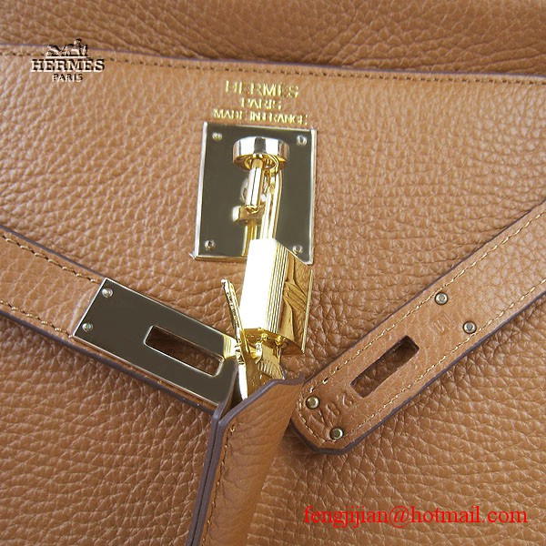 Hermes Kelly 32cm Togo Leather Bag Light Coffee 6108 Gold Hardware Hermes Kelly 32cm Togo Leather Bag Light Coffee 6108 Gold Hardware