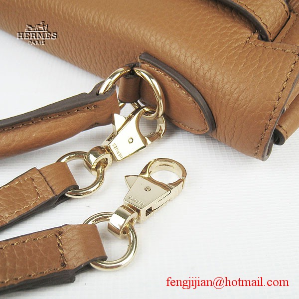 Hermes Kelly 32cm Togo Leather Bag Light Coffee 6108 Gold Hardware Hermes Kelly 32cm Togo Leather Bag Light Coffee 6108 Gold Hardware