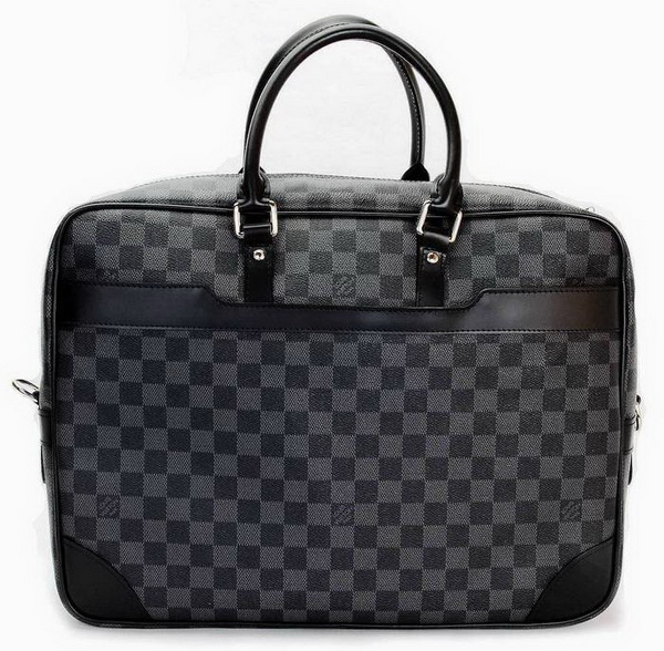 Louis Vuitton Damier Graphite Canvas Popte-Documents Voyage GM N41123 Louis Vuitton Damier Graphite Canvas Popte-Documents Voyage GM N41123