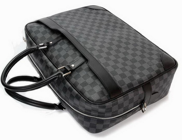 Louis Vuitton Damier Graphite Canvas Popte-Documents Voyage GM N41123 Louis Vuitton Damier Graphite Canvas Popte-Documents Voyage GM N41123