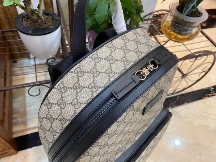 Replica GUCCI MEDIUM GG BACKPACK WITH TAG 2 Replica GUCCI MEDIUM GG BACKPACK WITH TAG - elite superclone designer purse