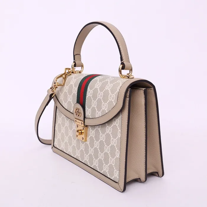 Replica GUCCI OPHIDIA SMALL TOP HANDLE BAG WITH WEB 10 Replica GUCCI OPHIDIA SMALL TOP HANDLE BAG WITH WEB - near-authentic luxury replica handbag