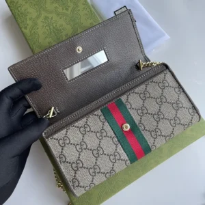 Replica GUCCI OPHIDIA GG CHAIN WALLET 17 Replica GUCCI OPHIDIA GG CHAIN WALLET - elite superclone designer purse