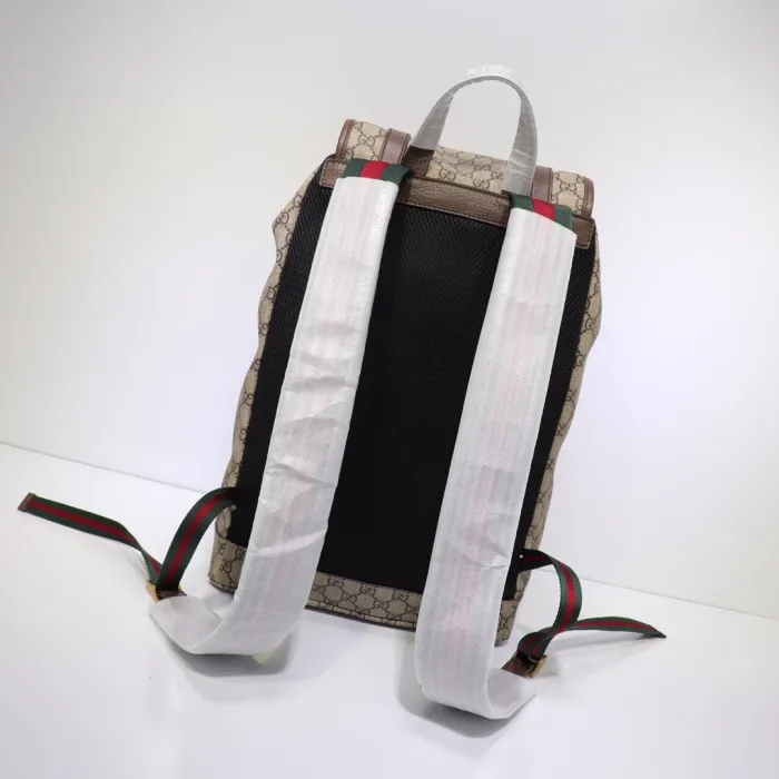 Replica GUCCI GG Supreme Leather Backpack 5 Replica GUCCI GG Supreme Leather Backpack - 1:1 designer replica handbag