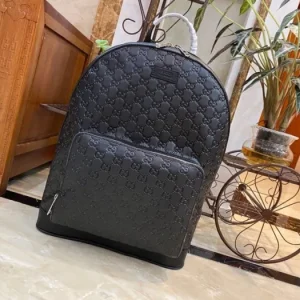 Replica GUCCI MEDIUM GG BACKPACK WITH TAG 3 Replica GUCCI MEDIUM GG BACKPACK WITH TAG - premium 1:1 fake handbag model