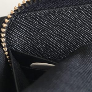 Replica Prada Saffiano Long Zipper Wallet Black 3 Replica Prada Saffiano Long Zipper Wallet Black - realistic designer-inspired fake bag