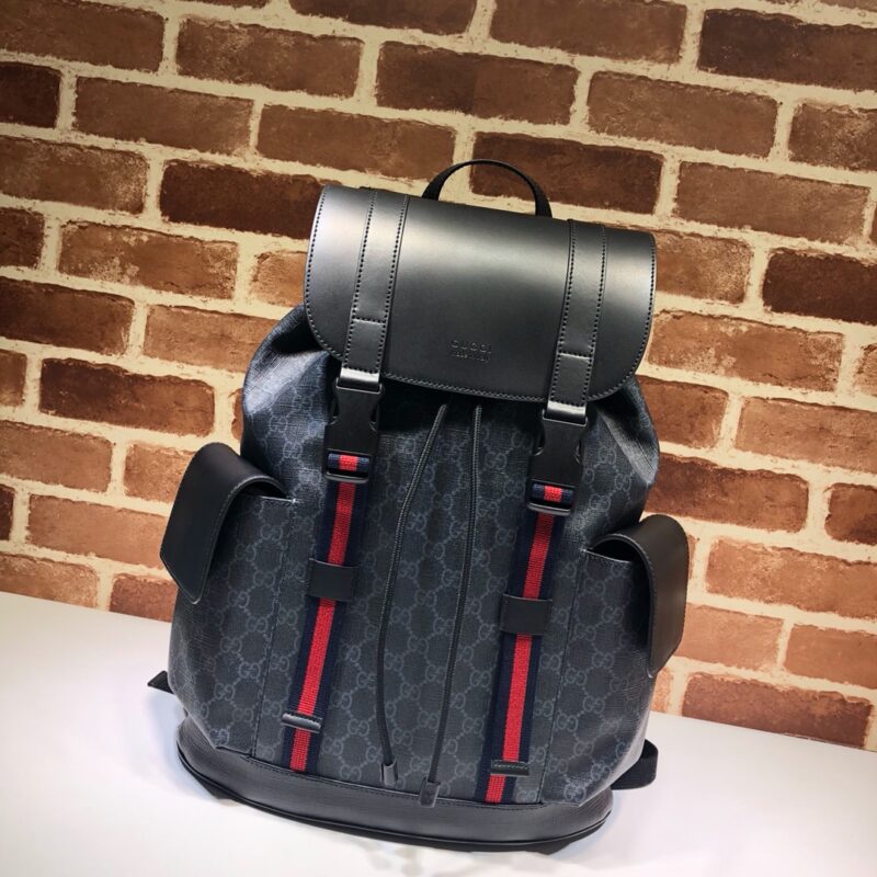 Replica Gucci Large Web Backpack Black - best-selling designer handbag dupe