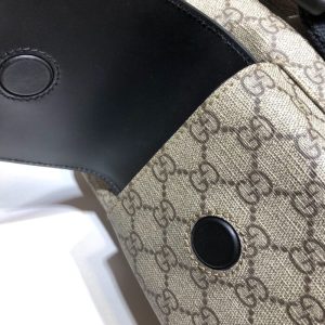 Replica Gucci Large Web Backpack Beige - 1:1 designer replica handbag