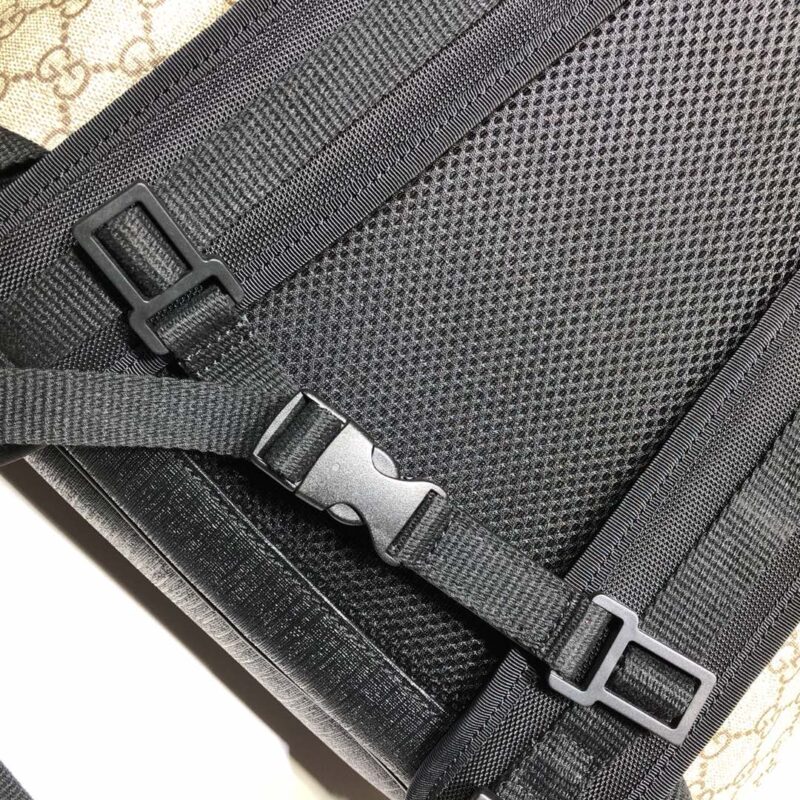 Replica Gucci Large Web Backpack Beige - top-tier luxury replica shoulder bag