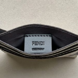 Replica Fendi Card Holder White 2 Replica Fendi Card Holder White - realistic designer-inspired fake bag
