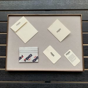 Replica Fendi Card Holder White 7 Replica Fendi Card Holder White - high-accuracy replica luxury purse