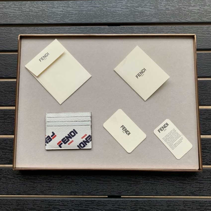 Replica Fendi Card Holder White 7 Replica Fendi Card Holder White - high-accuracy replica luxury purse