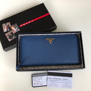 Replica Prada Saffiano Long Zipper Wallet Blue 2 Replica Prada Saffiano Long Zipper Wallet Blue - top-tier luxury replica shoulder bag