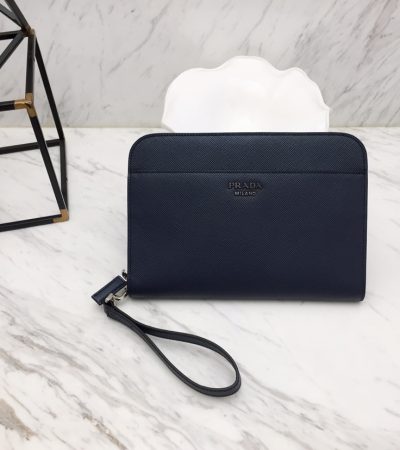 Replica Prada Saffiano New Pouch - realistic designer-inspired fake bag