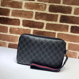 Replica Gucci Men's Clutch Black 7 Replica Gucci Men's Clutch Black - high-end fake designer purse