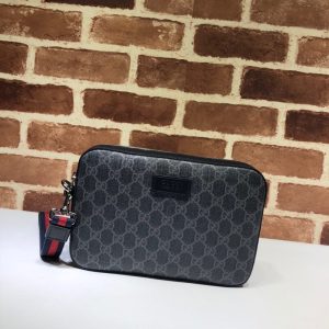 Replica Gucci Men's Clutch Black 1 Replica Gucci Men's Clutch Black - high-end fake designer purse