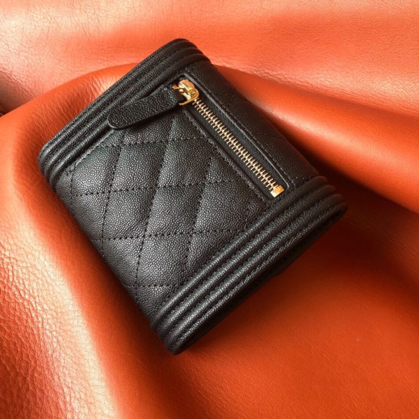 Replica Chanel Le Boy Compact Wallet - high-quality designer bag clone