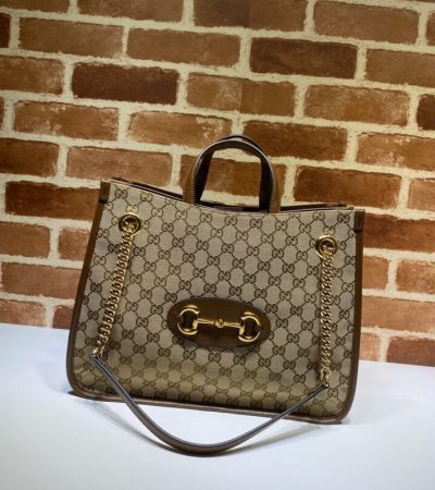 Replica Gucci 1955 Horsebit Tote Bag Medium - ultra-realistic fake designer tote