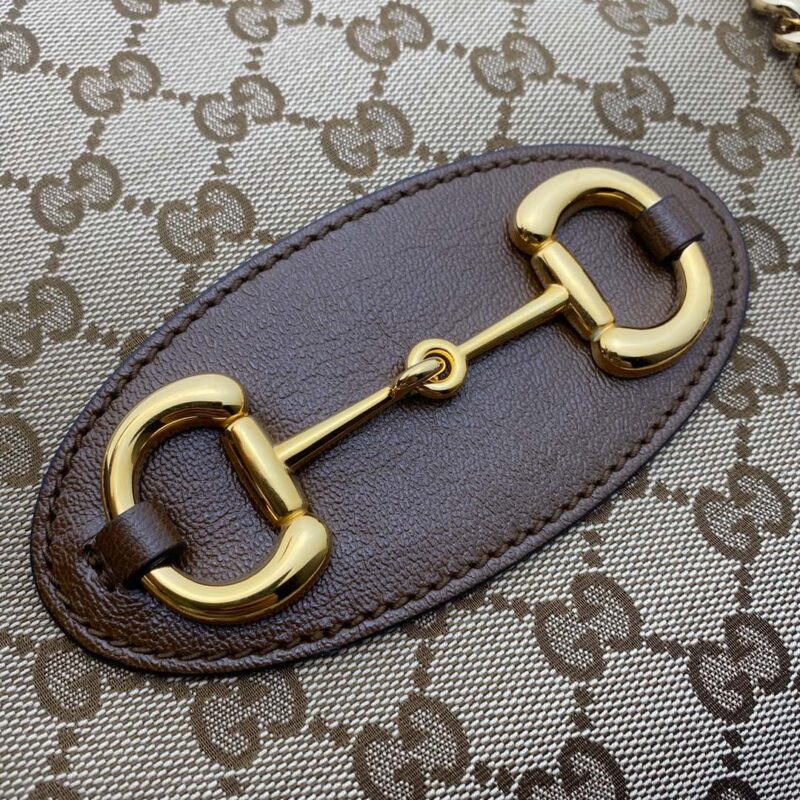 Replica Gucci 1955 Horsebit Tote Bag Medium 4 Replica Gucci 1955 Horsebit Tote Bag Medium - best quality luxury bag dupe