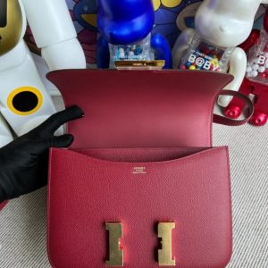 Replica Hermes Constance 24cm Red 5 Replica Hermes Constance 24cm Red - best quality luxury bag dupe