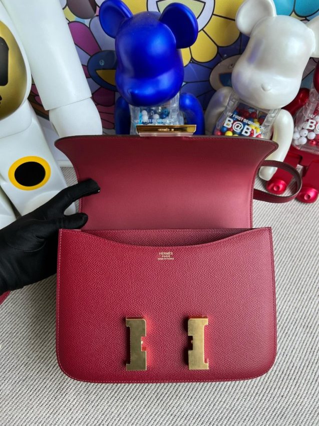 Replica Hermes Constance 24cm Red 5 Replica Hermes Constance 24cm Red - best quality luxury bag dupe